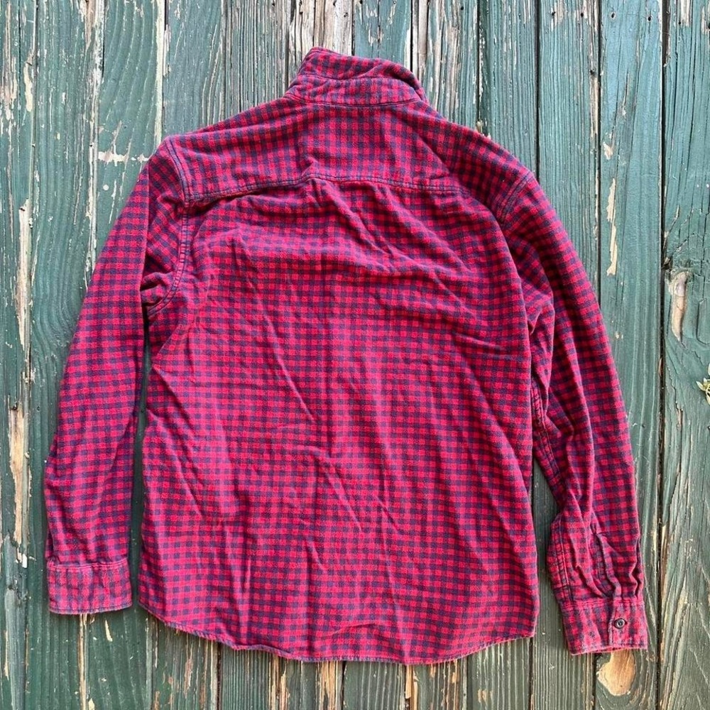 American eagle Red and black flannel shirt - Picture 3 of 6